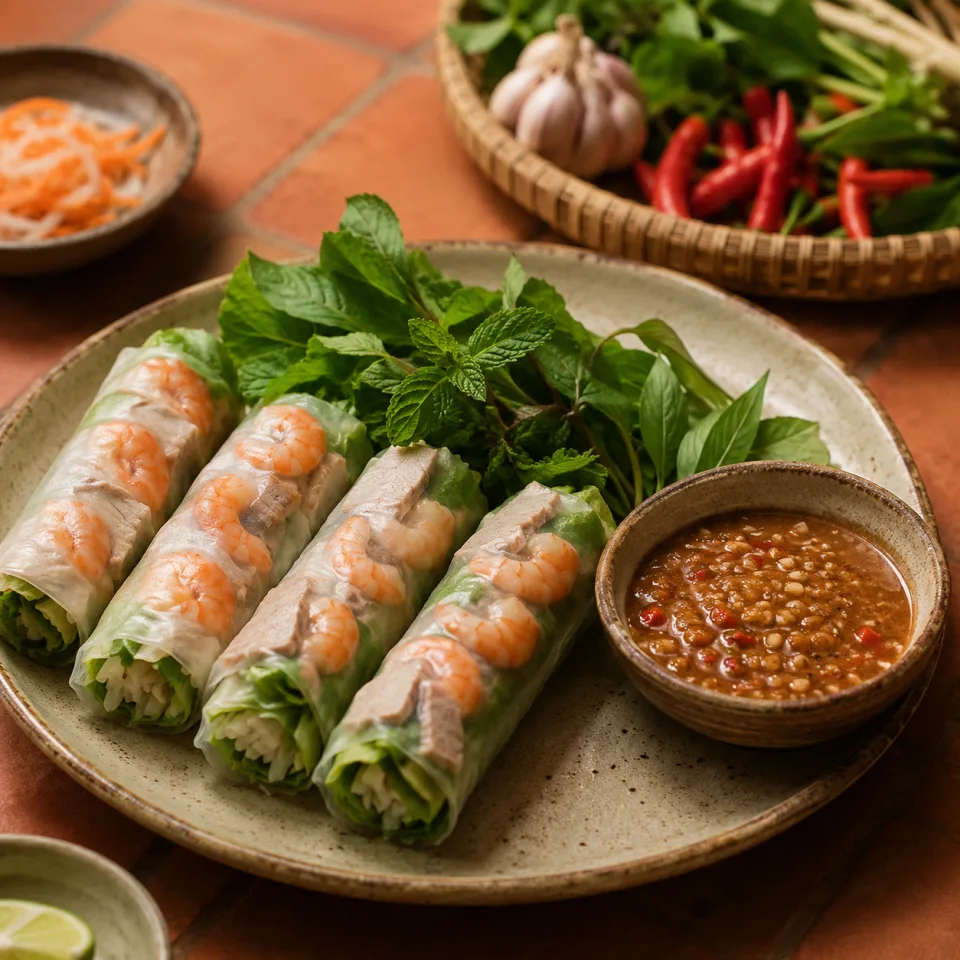 Bàn ăn tại Nguyễn Thị Vân